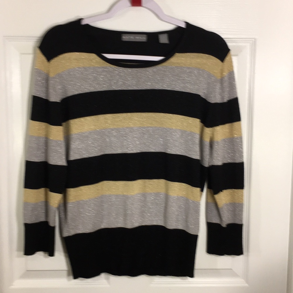 Kate Hill metallic look sweater
